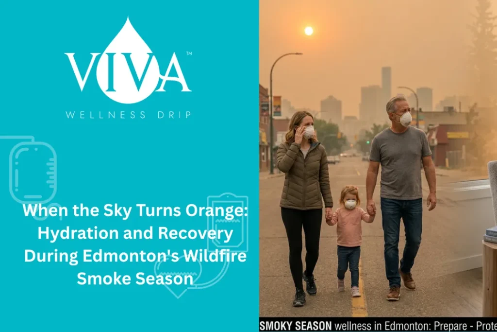 When the Sky Turns Orange: Hydration and Recovery During Edmonton's Wildfire Smoke Season
